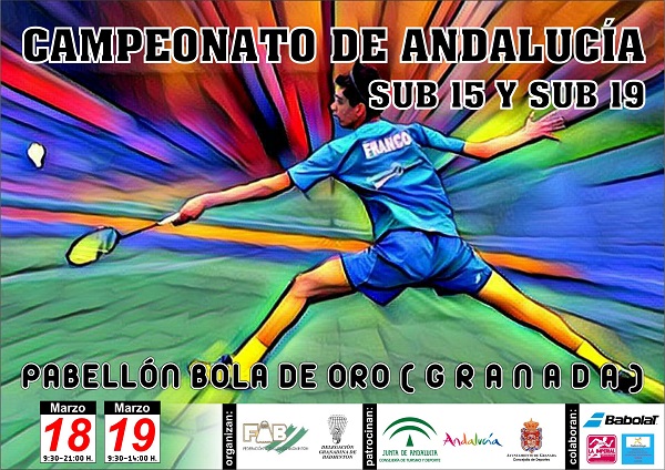 Campeonato badminton de Andalucía Sub 15 y Sub 19 Granada