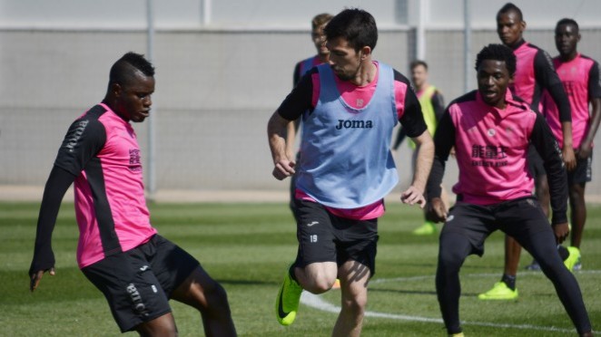 ENTRENO PREVIO BARCELONA