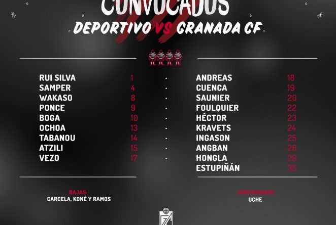 CONVOCADOS DEPOR