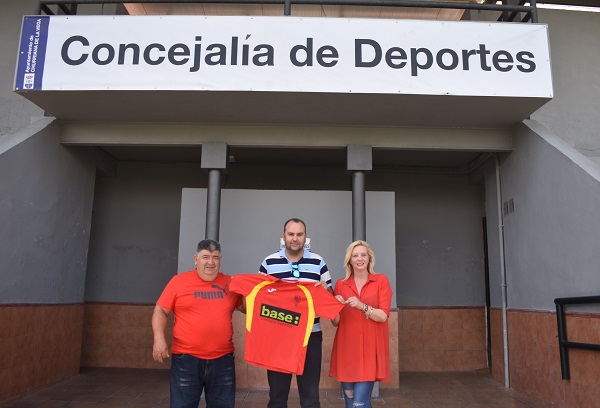 Delegado, entrenador y presidenta del Churriana CF