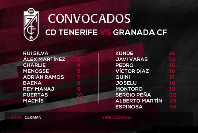 Convocatoria j4 tenerife