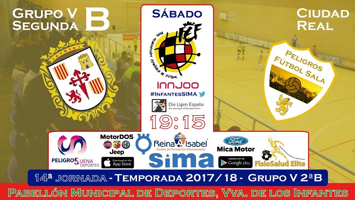 Villanueva de los infantes ciudad real sima peligros fútbol sala 2017