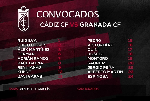 CADIZ CONVOCATORIA