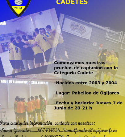 FLYER Cadete