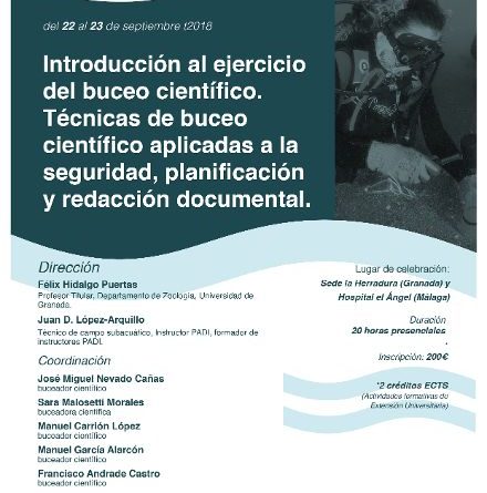 Buceo cientifico CARTEL 300p