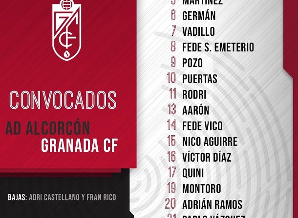 CONVOCATORIA ALCORCON