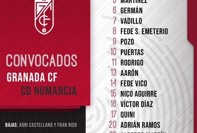 CONVOCATORIA NUMANCIA