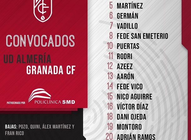 CONVOCATORIA PARA ALMERÍA