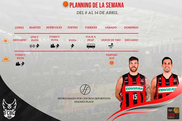 Plan de entrenamientos 8 de abril