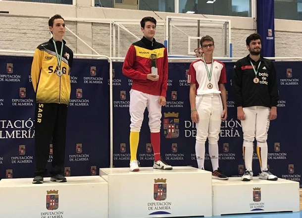 Daniel Valero, Campeón de esgrima individual junior