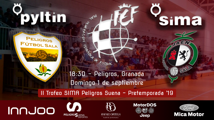 Pretemporada segundo test pabellón municipal de deportes peligros granada sima pfs jaén paraíso b 1 septiembre 18 30 horas ii trofeo sima peligros suena.jpg