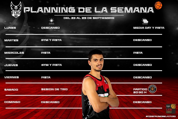 Planning semana 23 de septiembre