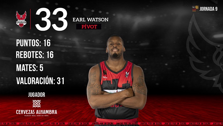 Watson, jugador cervezas Alhambra J9