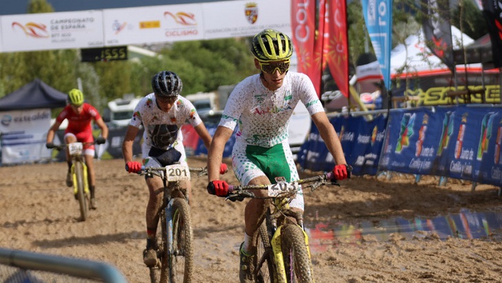 Selección Andaluza BTT en Campeonato España XCO 2020 jornada sábado