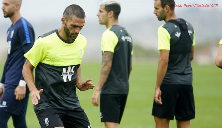 Jorge molina entrenando