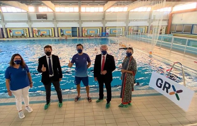 VISITA EQUIPO WATERPOLO DEL CN ALHAMBRA