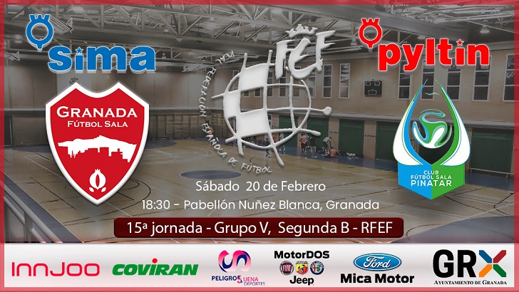 15ª jornada sima granada zambú pinatar sábado 20 febrero pabellón núñez blanca granada