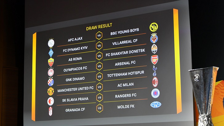 Uefa europa league 202021 round of 16 draw 8